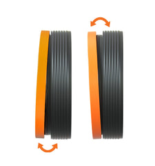 REVHD RM-D02 installed on axle demonstrating leak prevention benefit