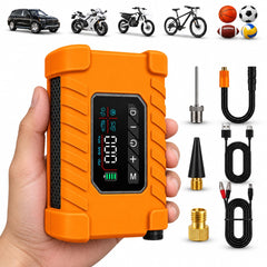 Revv Gear front view of compact inflator showing portability and ready use