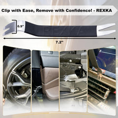 Rexka clips installed on rocker panel demonstrating secure retention