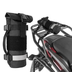 Rexmica front view of pouch showing secure fit and compact profile