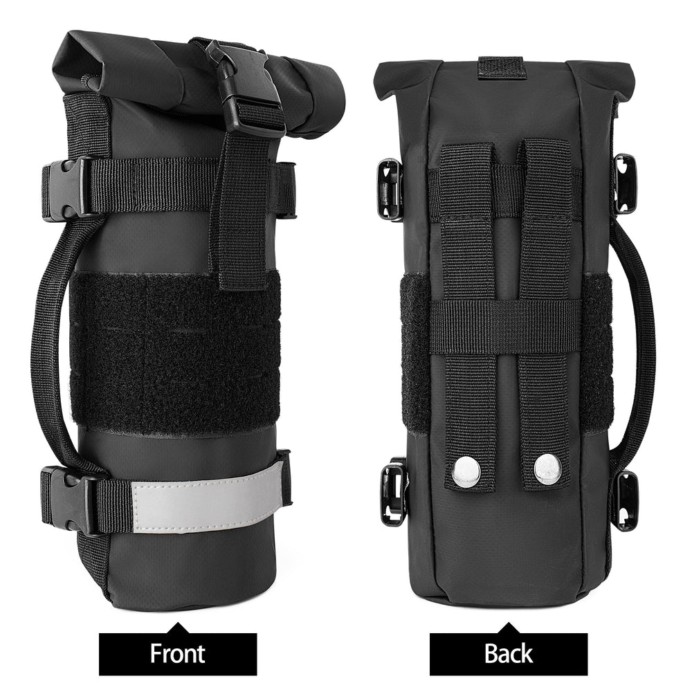 Rexmica top closure buckle and hook-and-loop for secure retention
