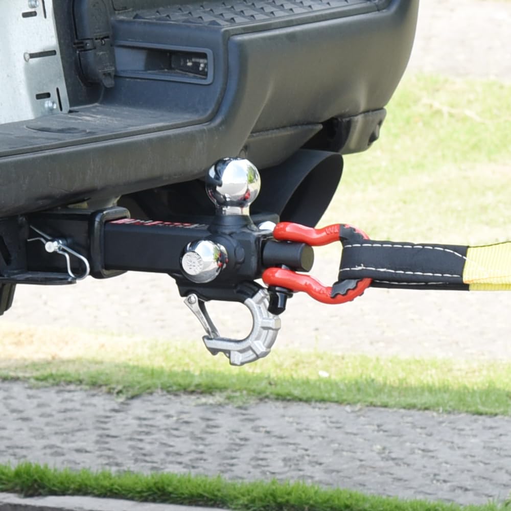 REYSUN lifestyle shot towing a trailer illustrating real-world towing capability