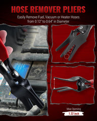 Reywoo 30° angled disconnect pliers detailed tip for tight access