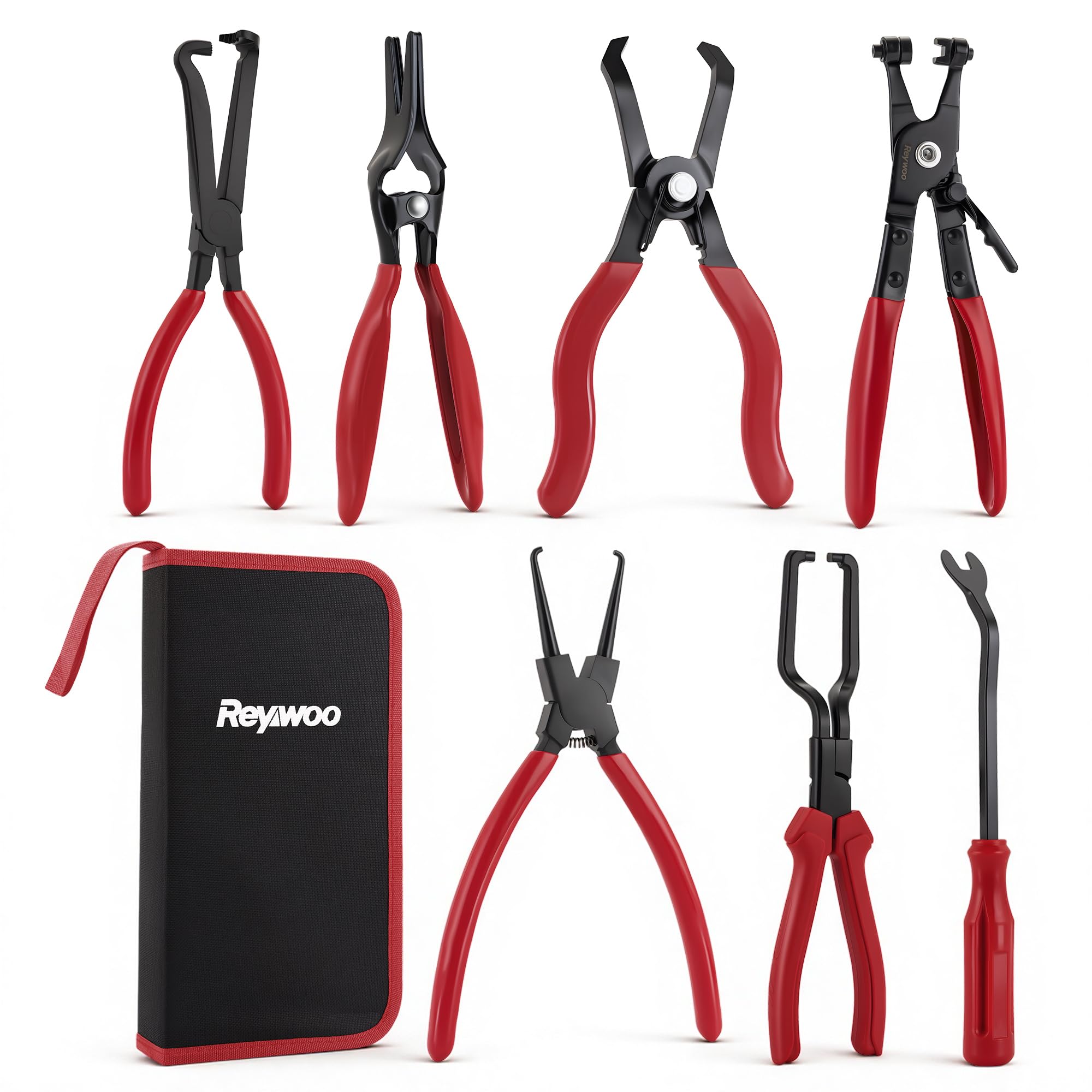 Reywoo front packaging showing complete 7-piece set and benefits