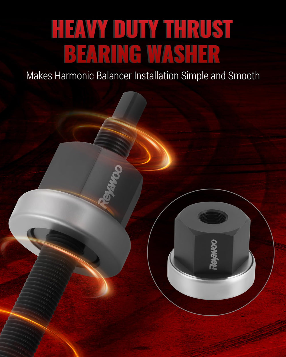 Reywoo threaded adapters laid out for quick selection and correct fit