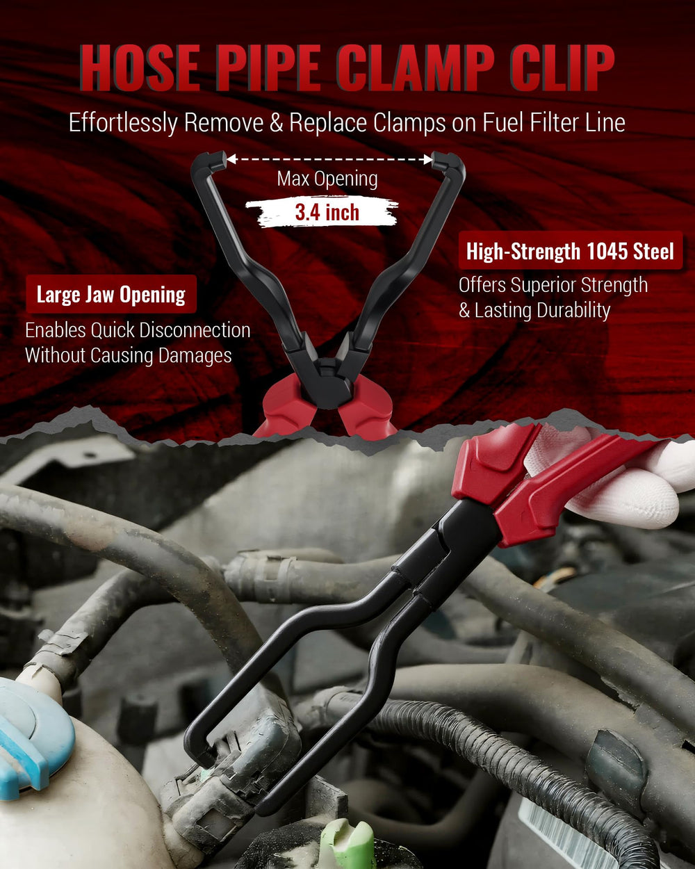 Reywoo trim panel removal tool in use protecting interior panels