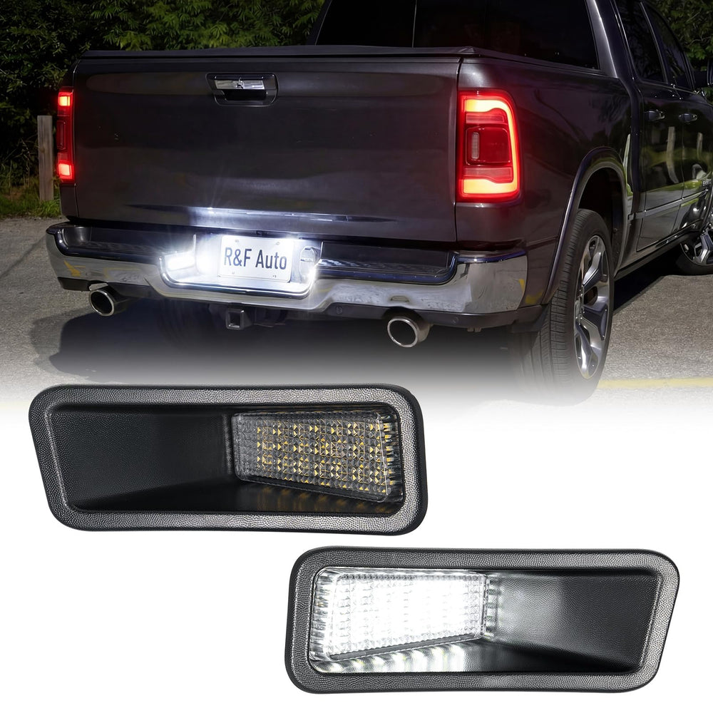 R&F Auto front view showing lamp and clear lens for improved visibility