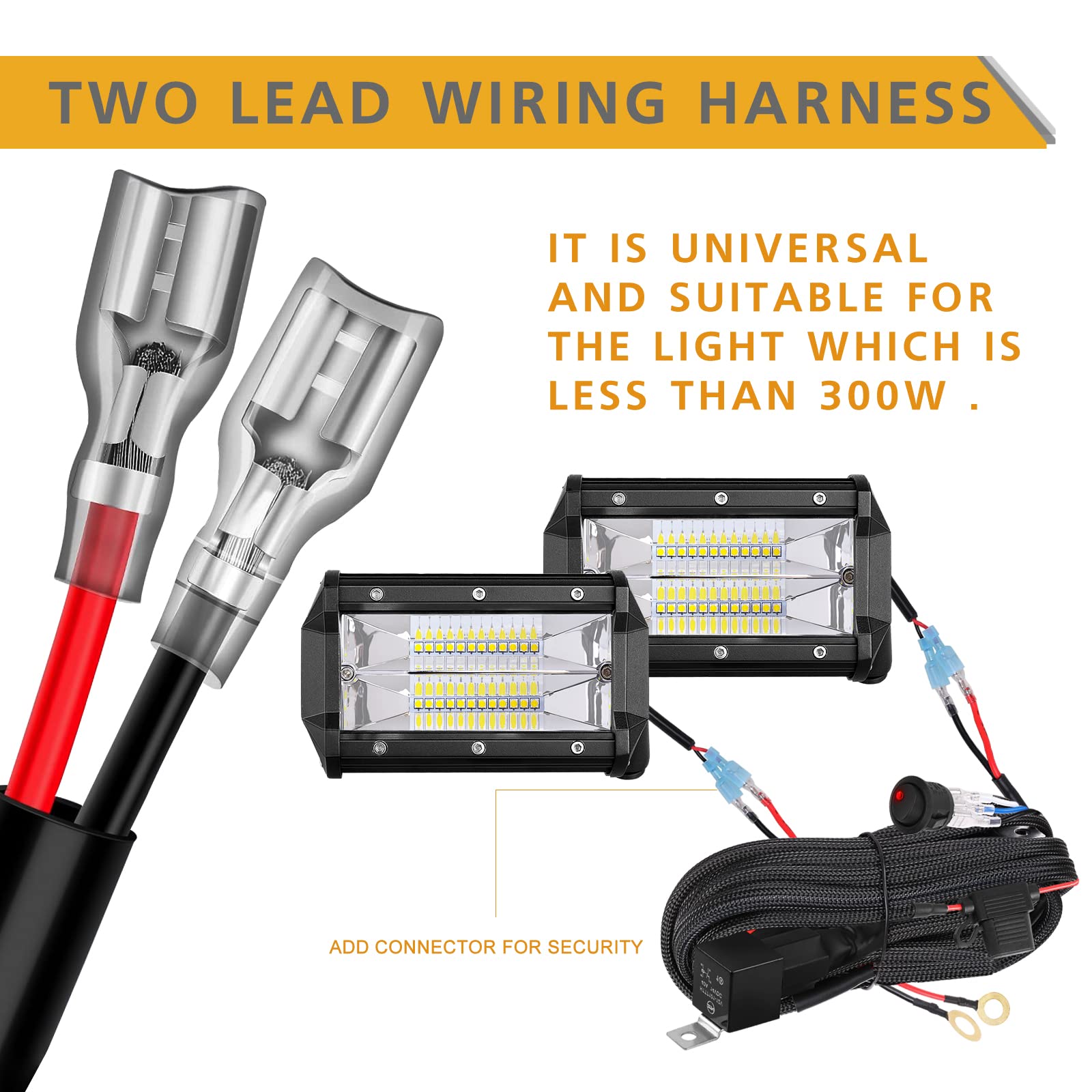 Rfroad Lighting connector terminals and plugs close-up, enabling fast secure hookups