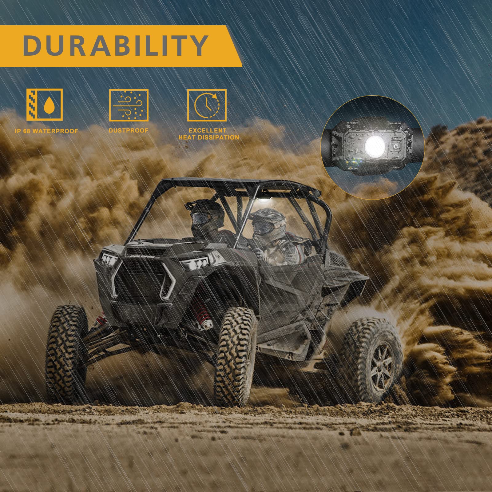 Rfroad Lighting in-cab illumination lifestyle showing improved visibility for tasks