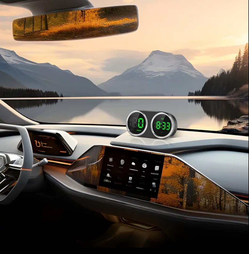 RGZOCT mounted on car dashboard improving driver safety with HUD