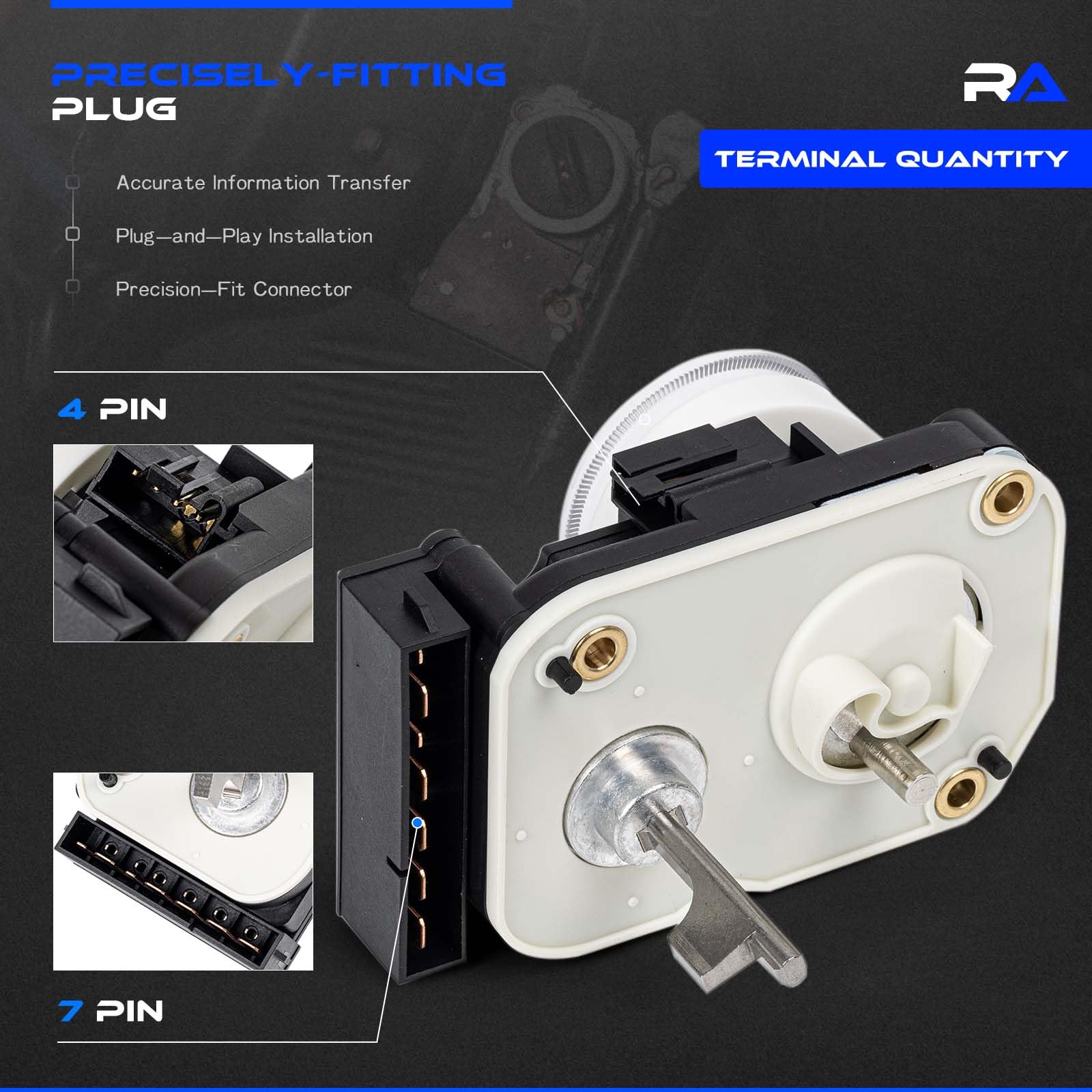 RHAOCZIYAUTO two door locks and two keys demonstrating matched keyed convenience