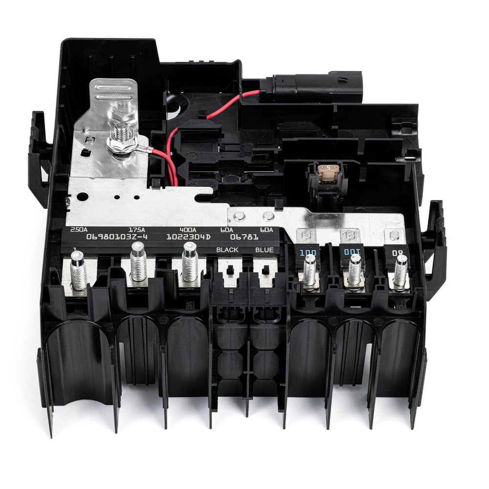 RHAOCZIYAUTO front view of fuse block showing complete housing and connectors for correct fit