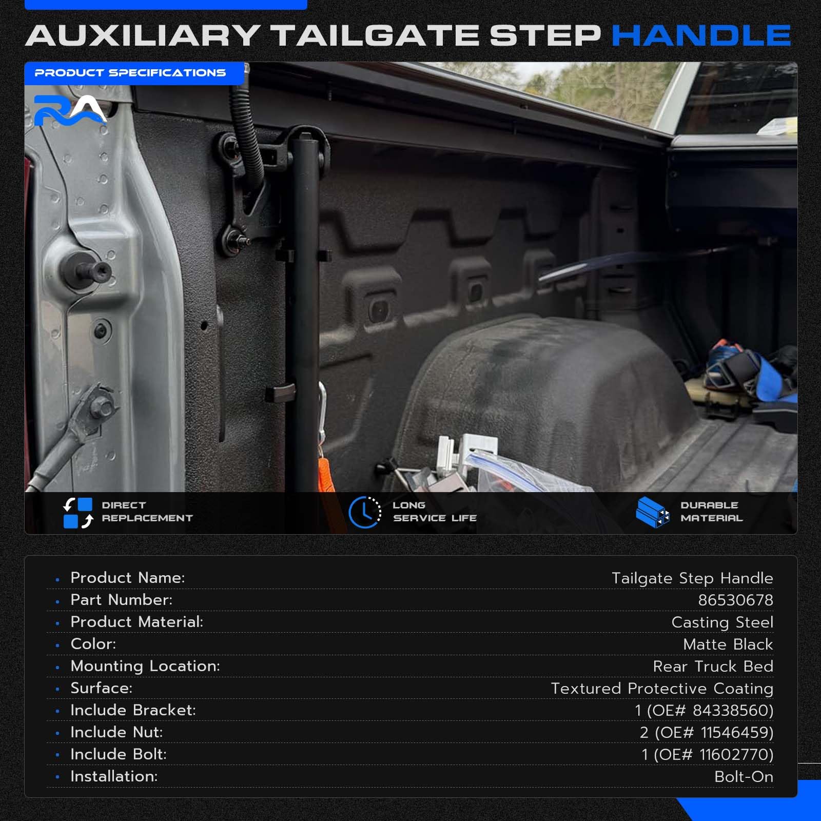 rhaocziyauto installed with bed liner showing alignment and mounting