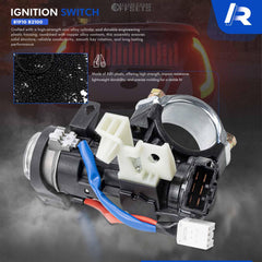 RHAOCZIYAUTO package contents layout with keys and fasteners for convenience