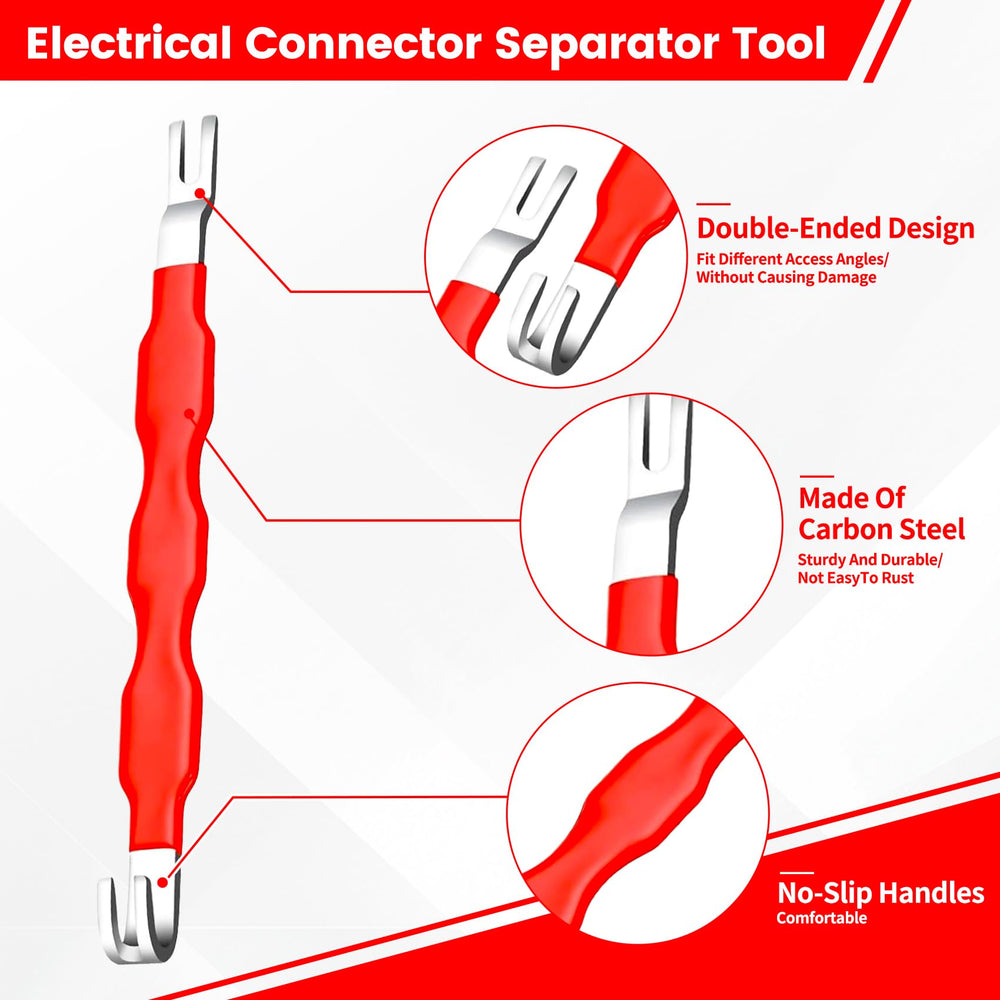 Rhevosil tool set laid out beside ruler showing compact 8-inch size for portable use