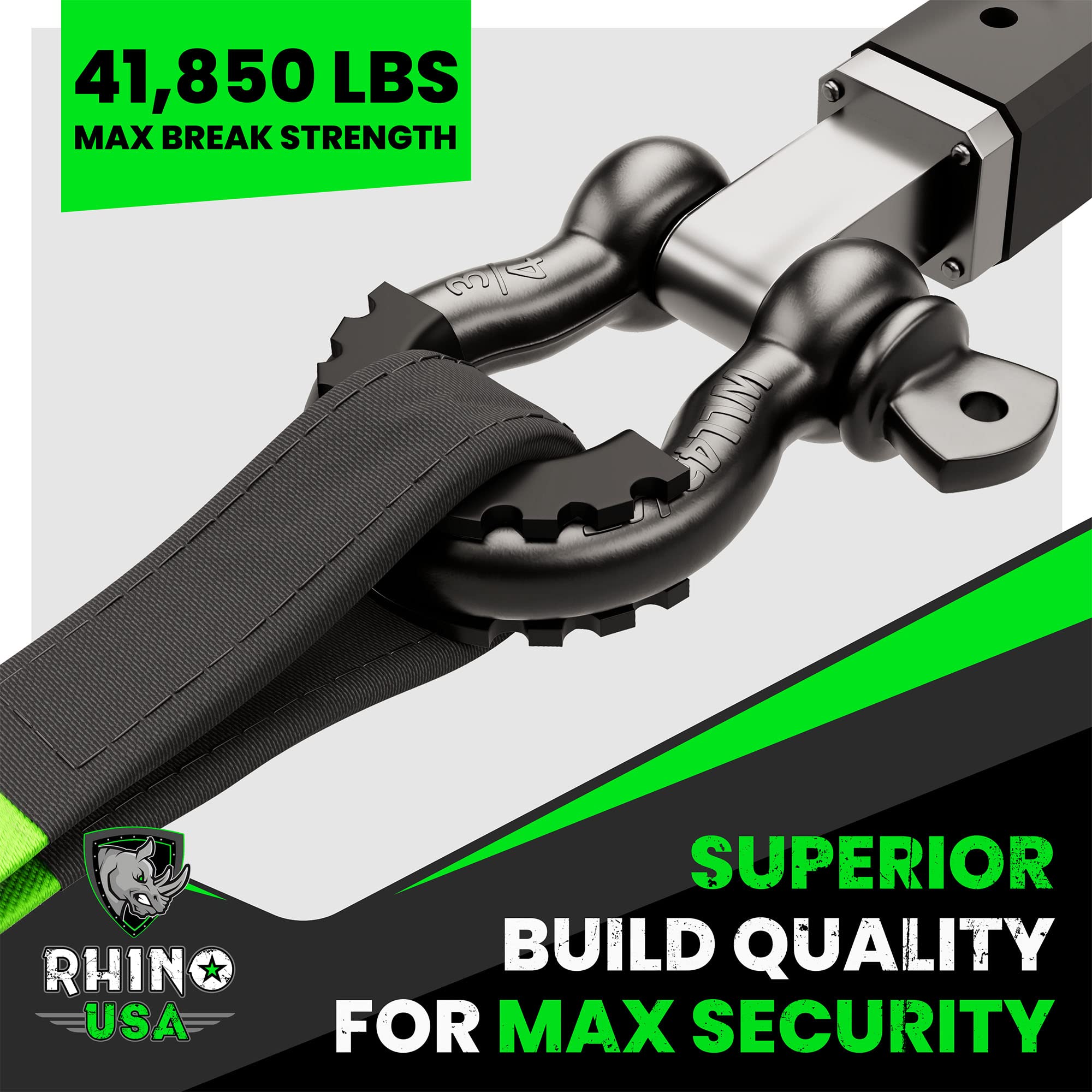 Rhino USA chromoly steel finish close-up protecting against corrosion