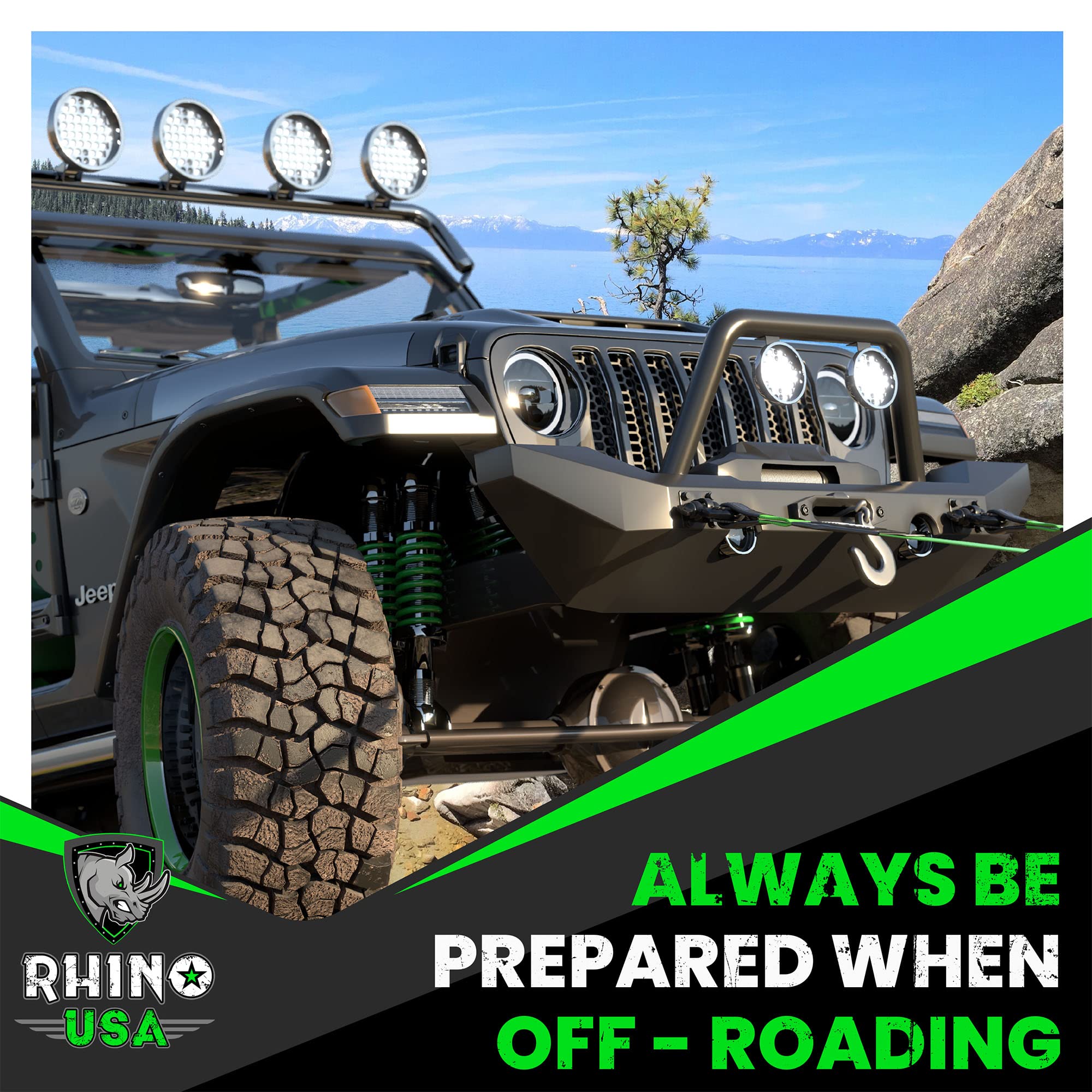 Rhino USA D-ring used in off-road recovery illustrating reliable performance