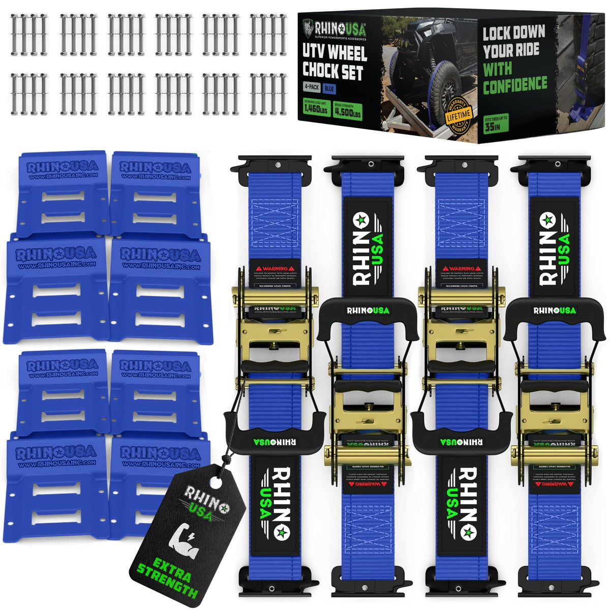 Rhino USA front packaging showing full kit and contents for quick identification and confidence