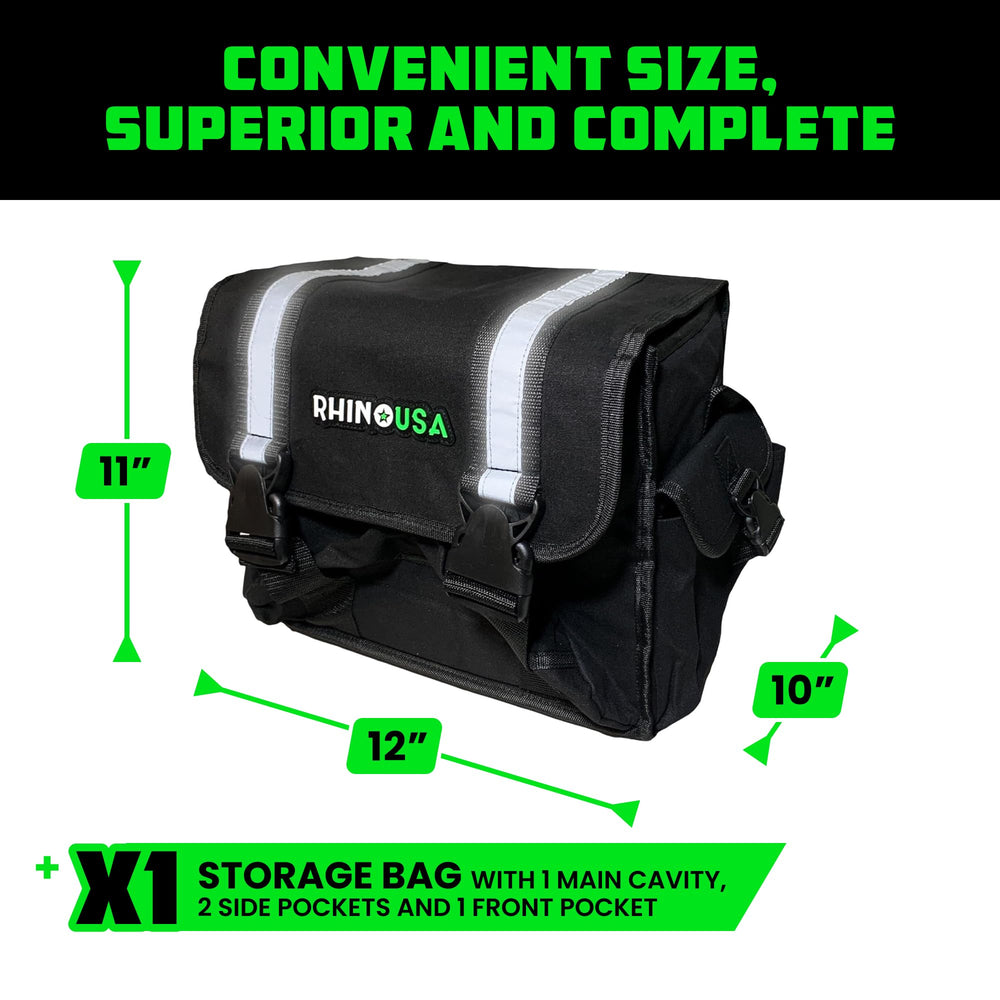 Rhino USA padded base detail protecting gear from sharp ground and rocks