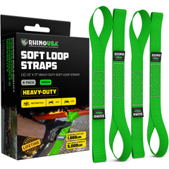 Rhino USA soft loop front pack showing contents and durable finish benefit
