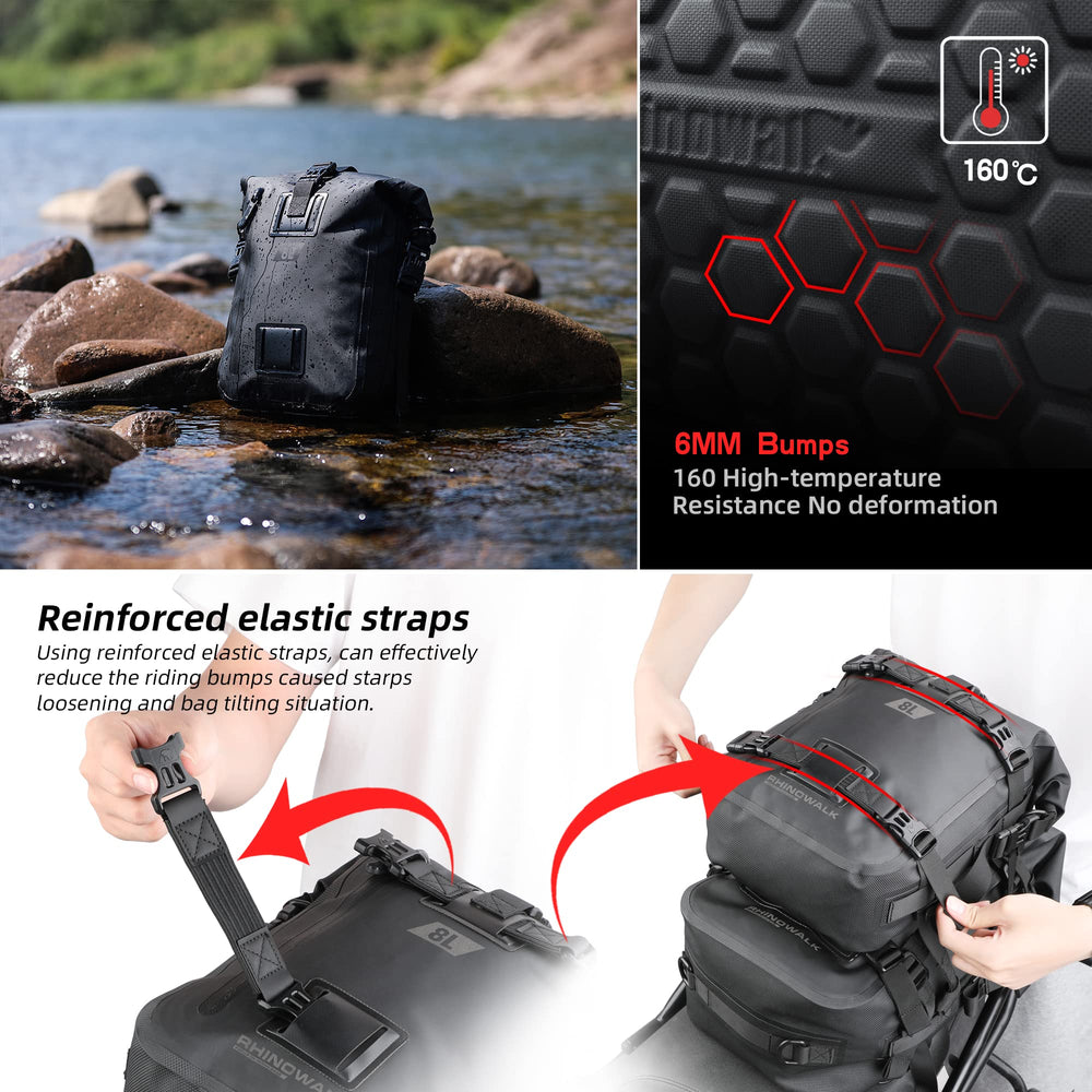 Rhinowalk 3D honeycomb cushioning detail showing grip and impact protection benefit
