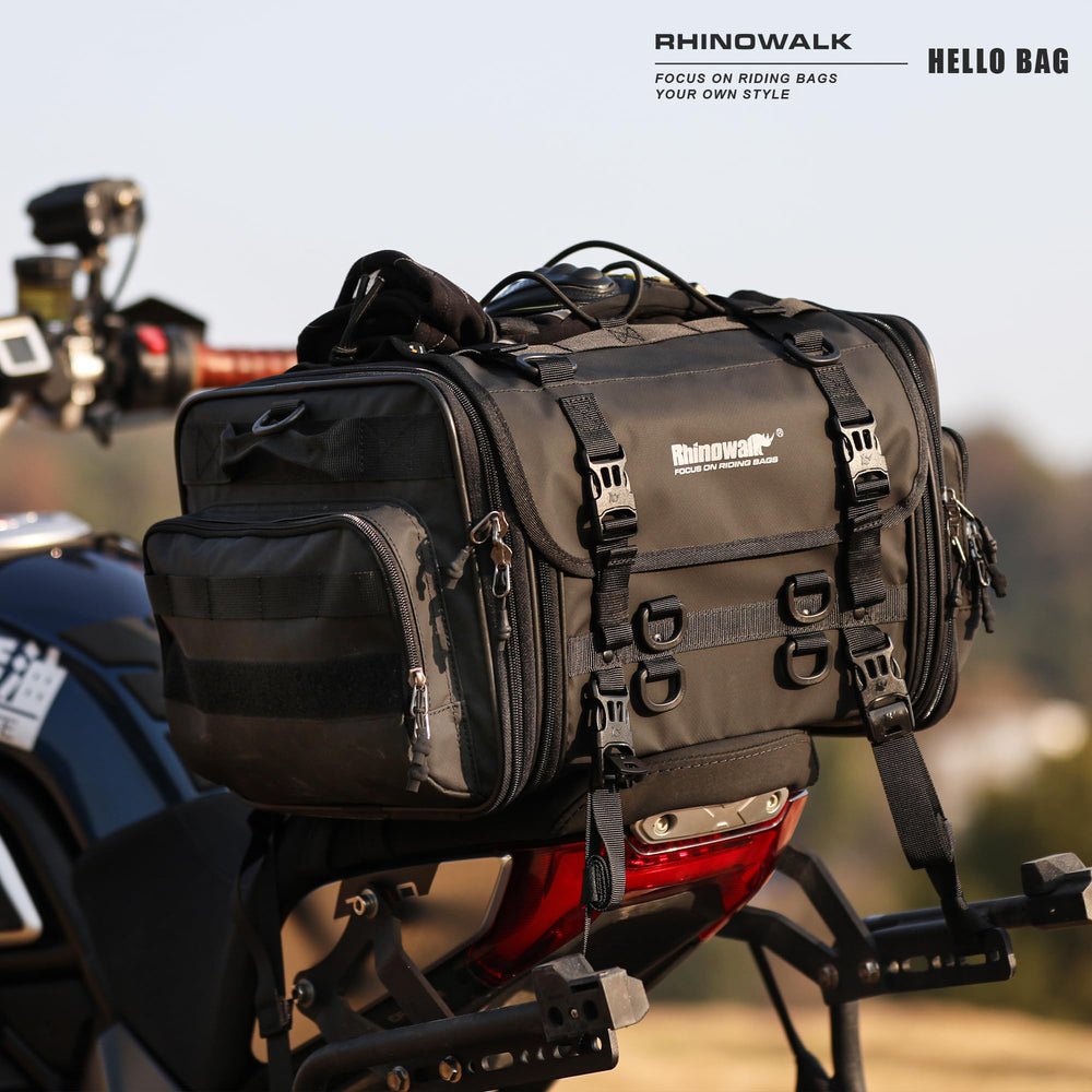 Rhinowalk folded compact storage showing small packable footprint
