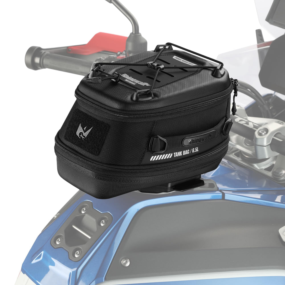Rhinowalk front view showing compact storage and easy access benefit