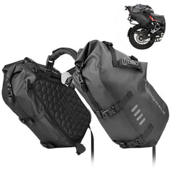 Rhinowalk front view on rack showing secure mounting and quick access