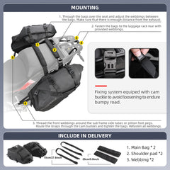 Rhinowalk honeycomb padding detail reducing shock to stored items
