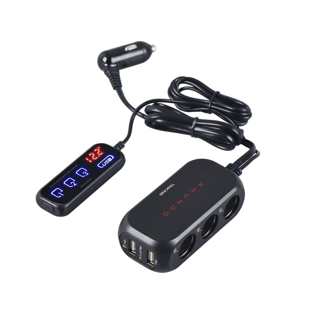 RHUNDO RS-21S front view showing ports and compact design for versatile charging