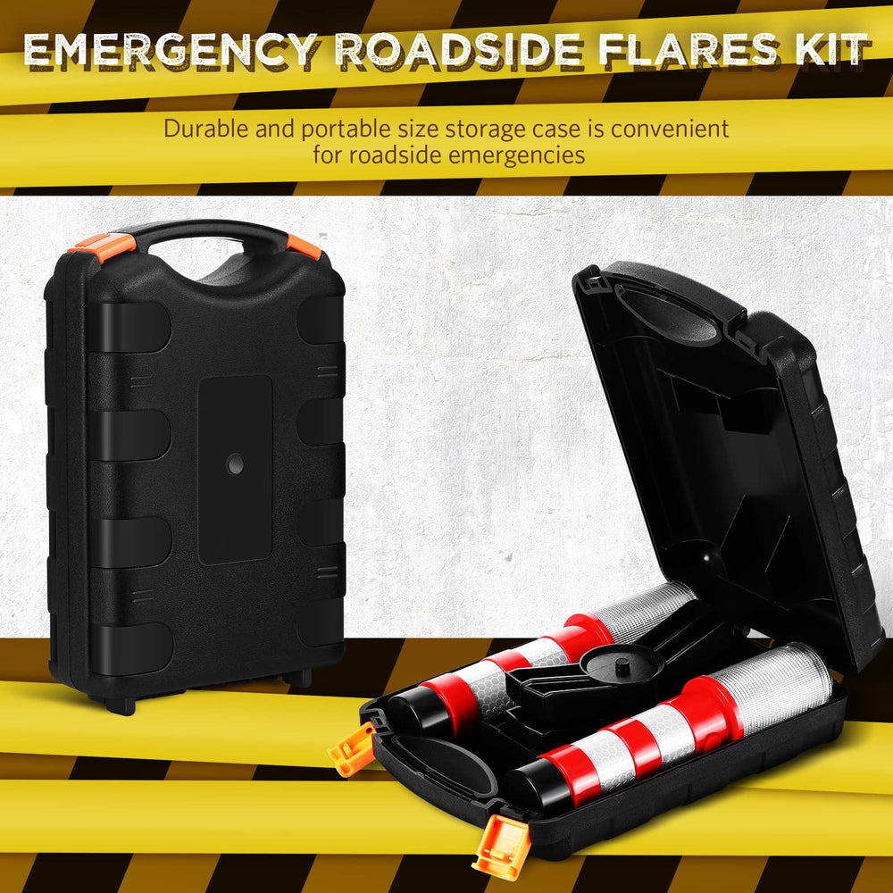 Riakrum storage case open with two flares for neat trunk organization and protection