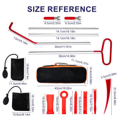 Ricenp compact zippered pouch holding all pieces for easy transport and storage