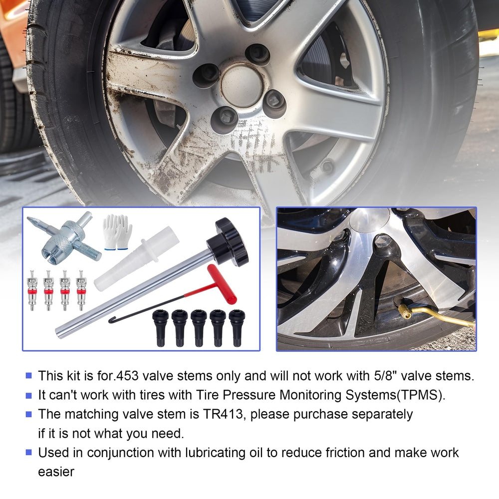 Richcat four-way valve tool with gloves for safe, versatile use