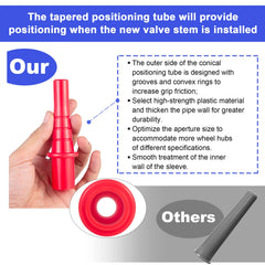 Richcat T-shaped hook close-up for fast valve core extraction