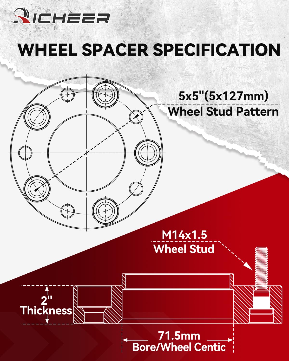 Richeer anodized spacer surface showing corrosion resistance and long-term durability