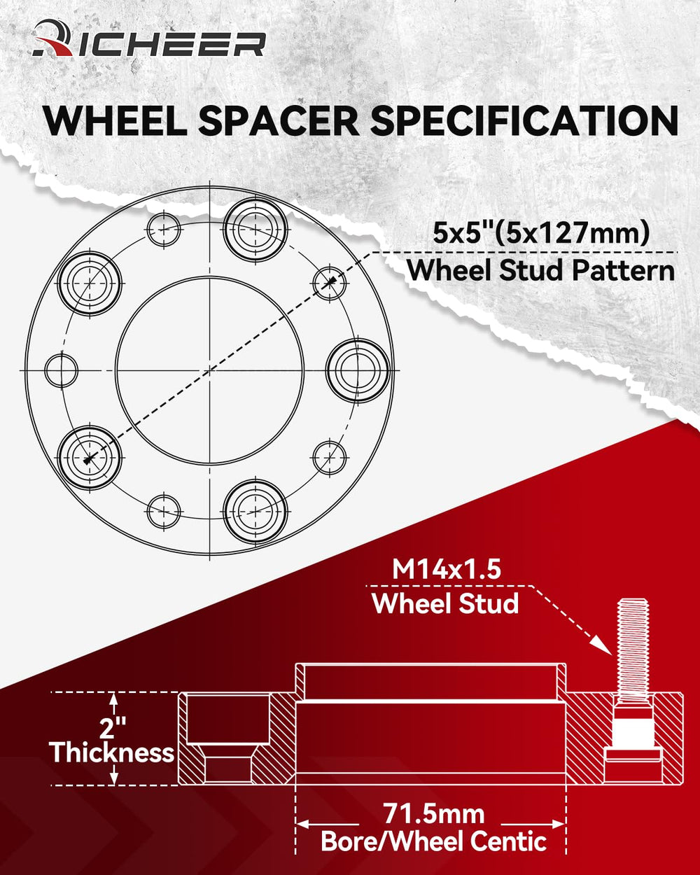 Richeer anodized spacer surface showing corrosion resistance and long-term durability