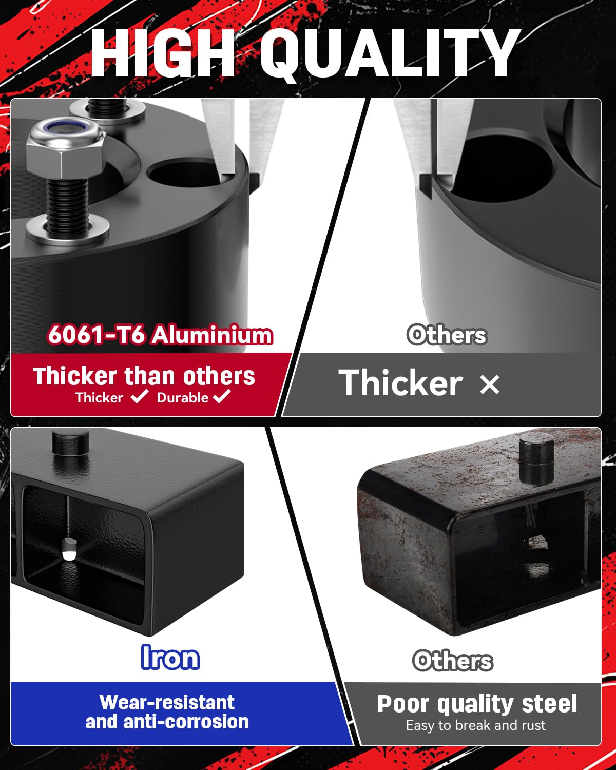 Richeer installed rear 2-inch lift on Sierra balancing appearance and load handling