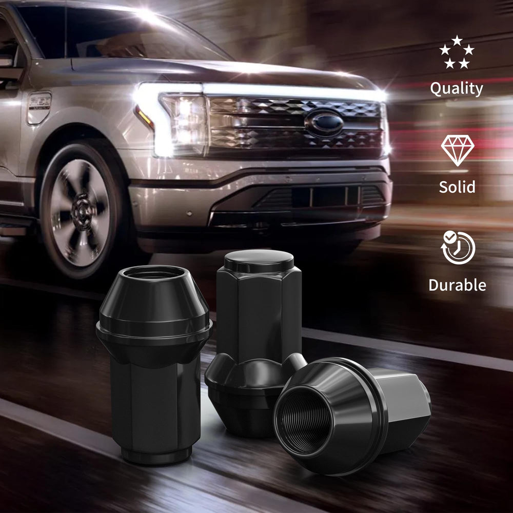 Richeer installed on Ford wheel in lifestyle setting showing real-world visual match