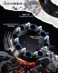 Richeer spacer mounted on Ram wheel demonstrating improved stance benefit