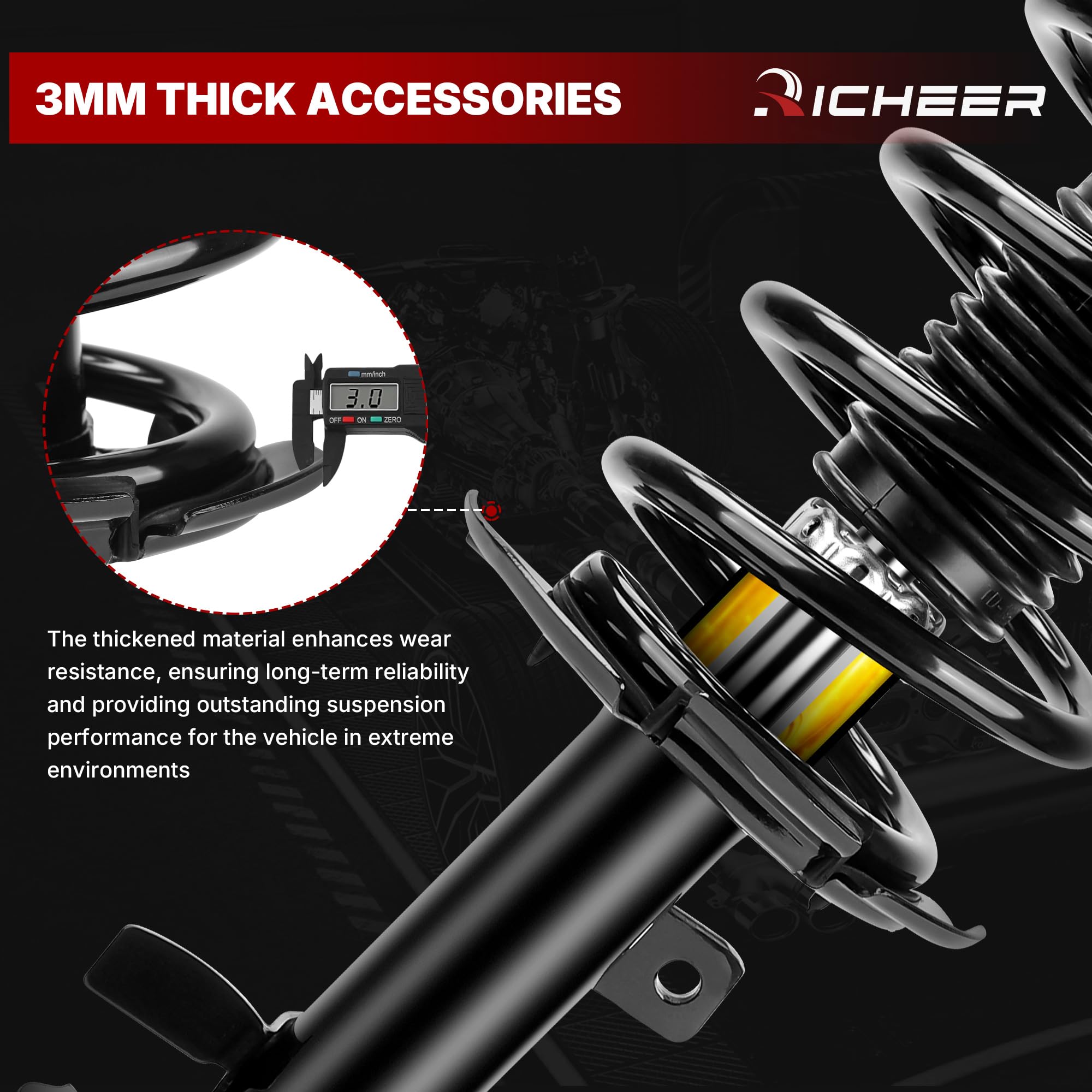 Richeer label and part number for clear identification and correct fitment