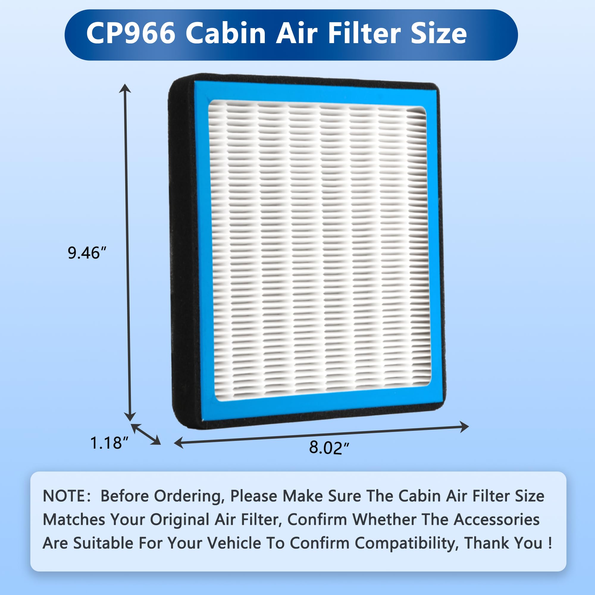 RICHWEI CP966 in vehicle interior improving air freshness on drives