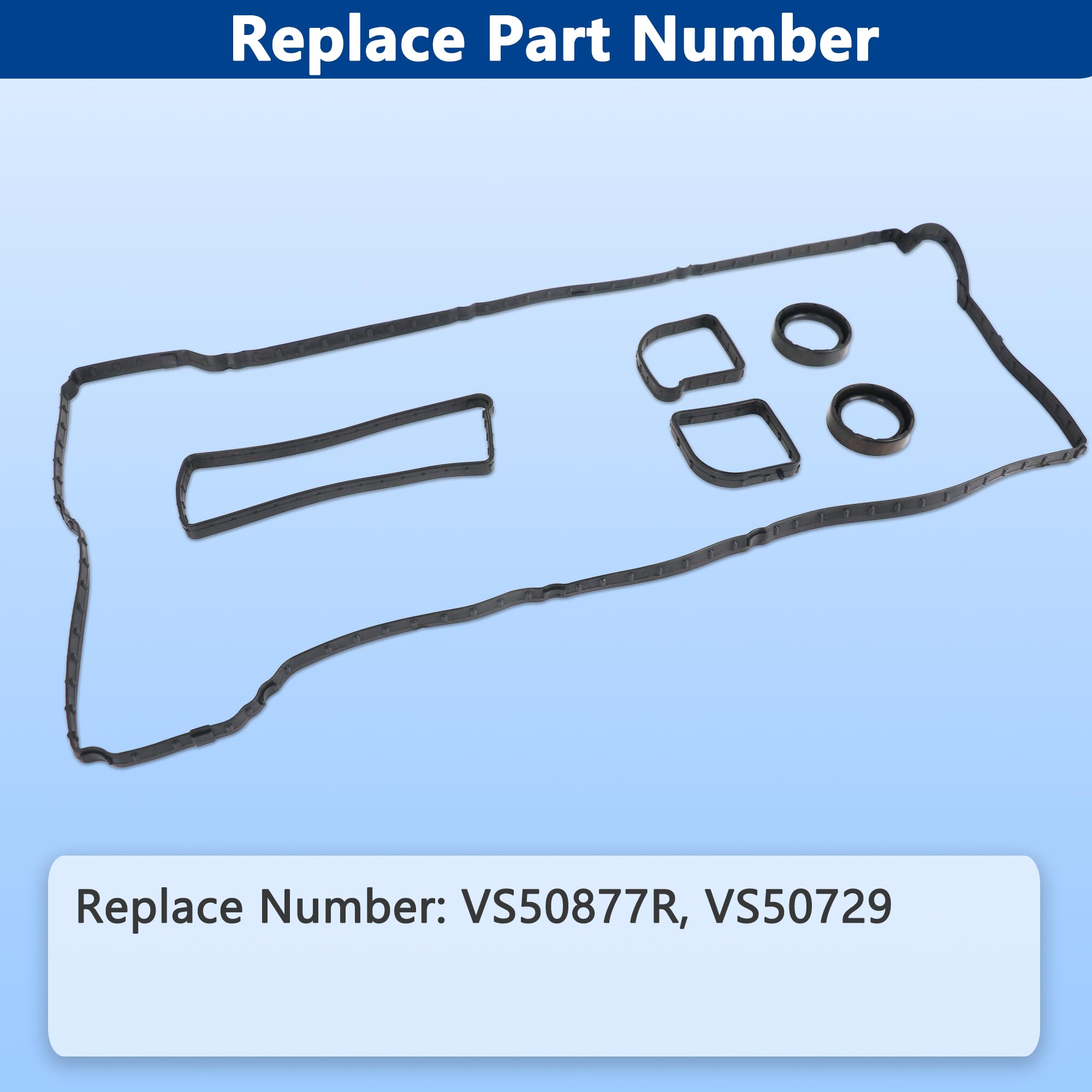 RICHWEI gasket held in hand for size comparison and easy installation