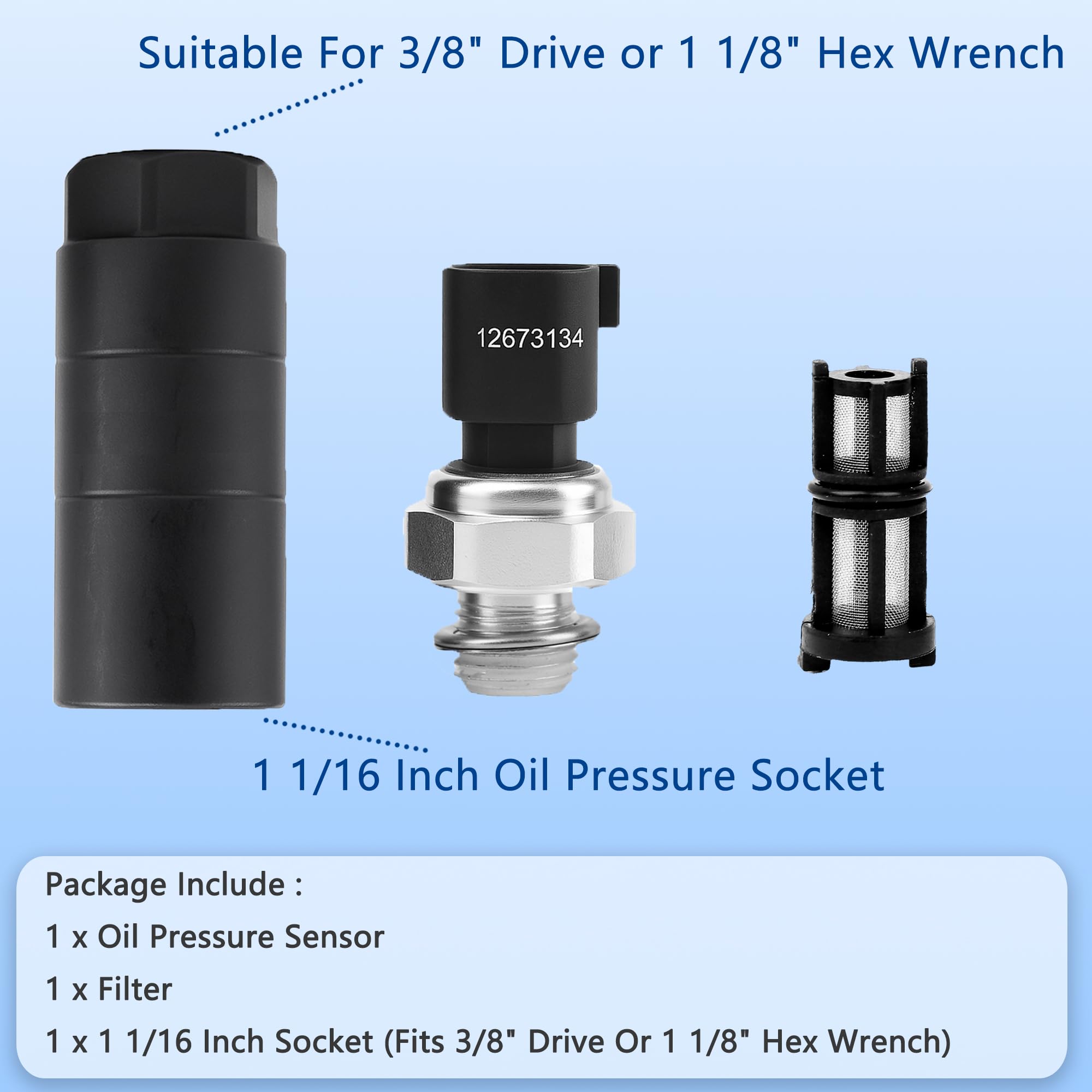 RICHWEI sensor installed in engine bay illustrating secure fitment