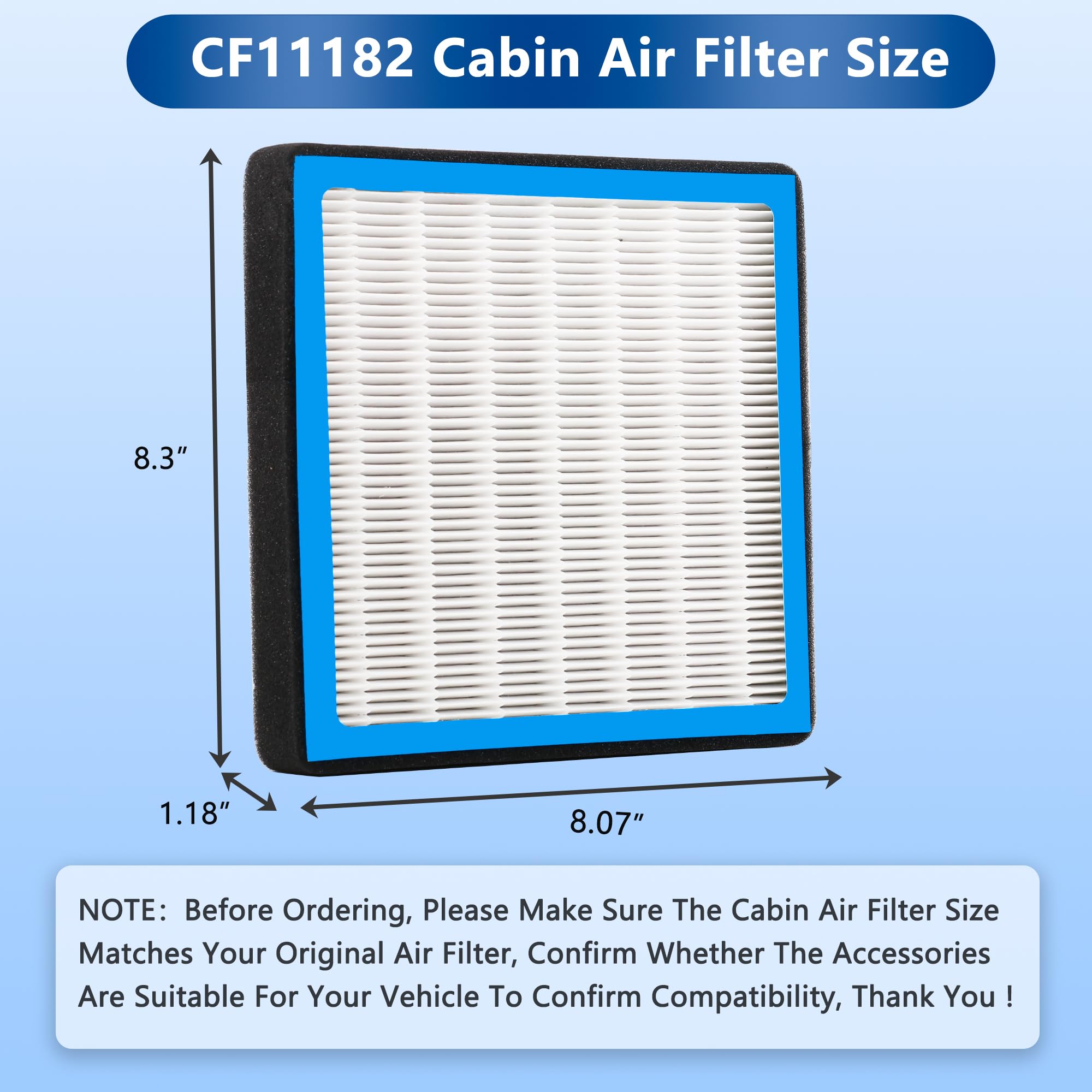 Car interior with RICHWEI filter in use, promoting fresher cabin air and comfort
