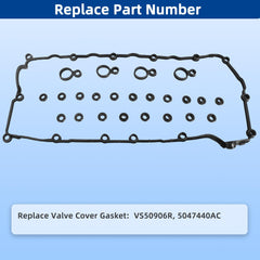 RICHWEI gasket set installed on engine demonstrating restored oil leak protection