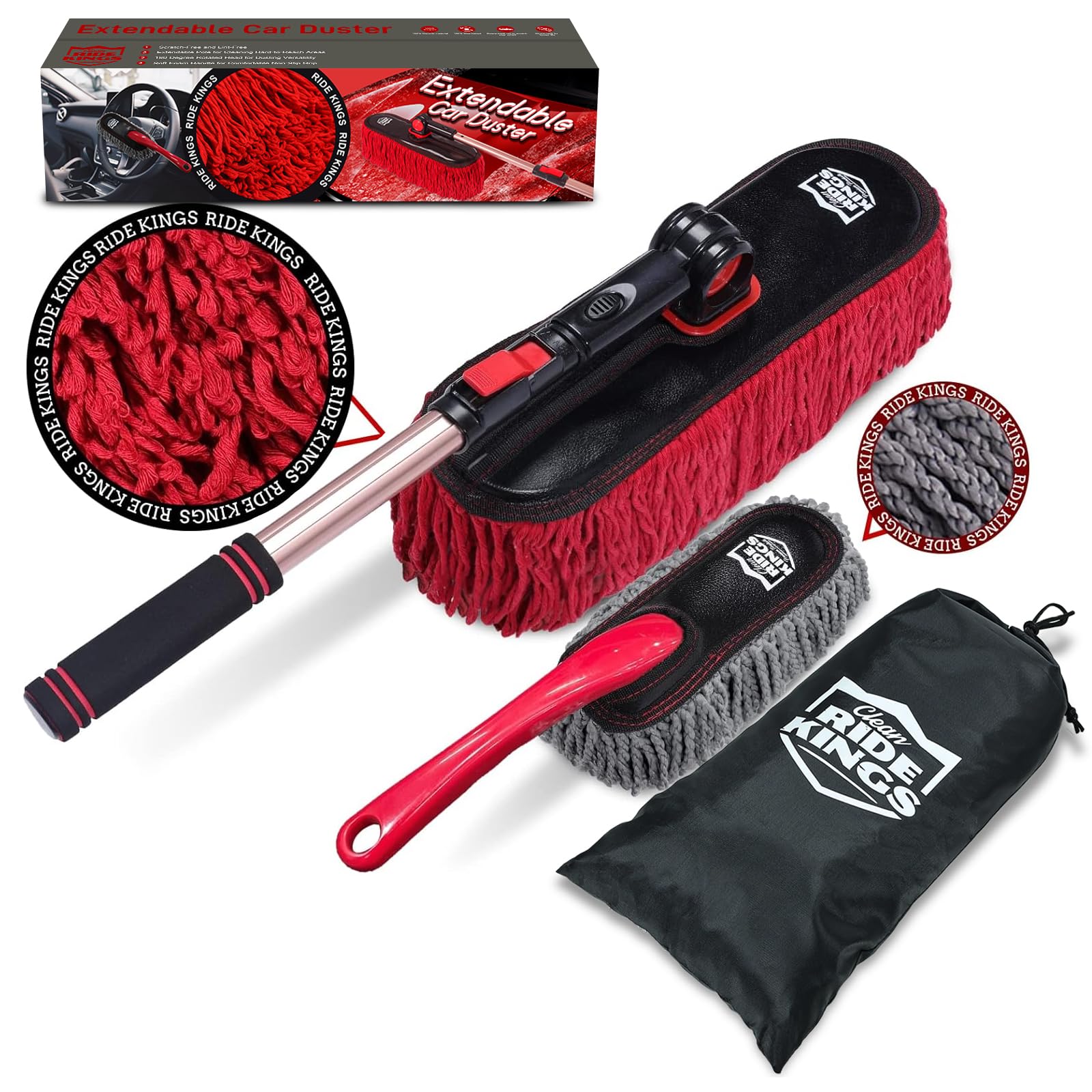 RIDE KINGS three-piece kit front view showing organized components and portability