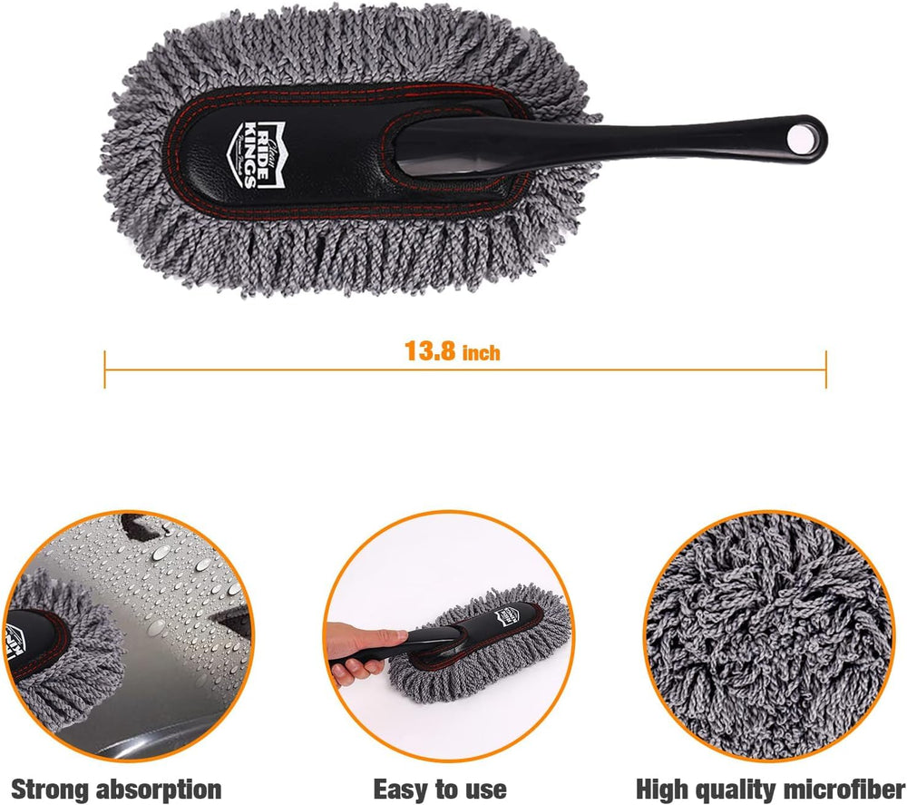 RIDE KINGS extended rod cleaning roof for safer reach