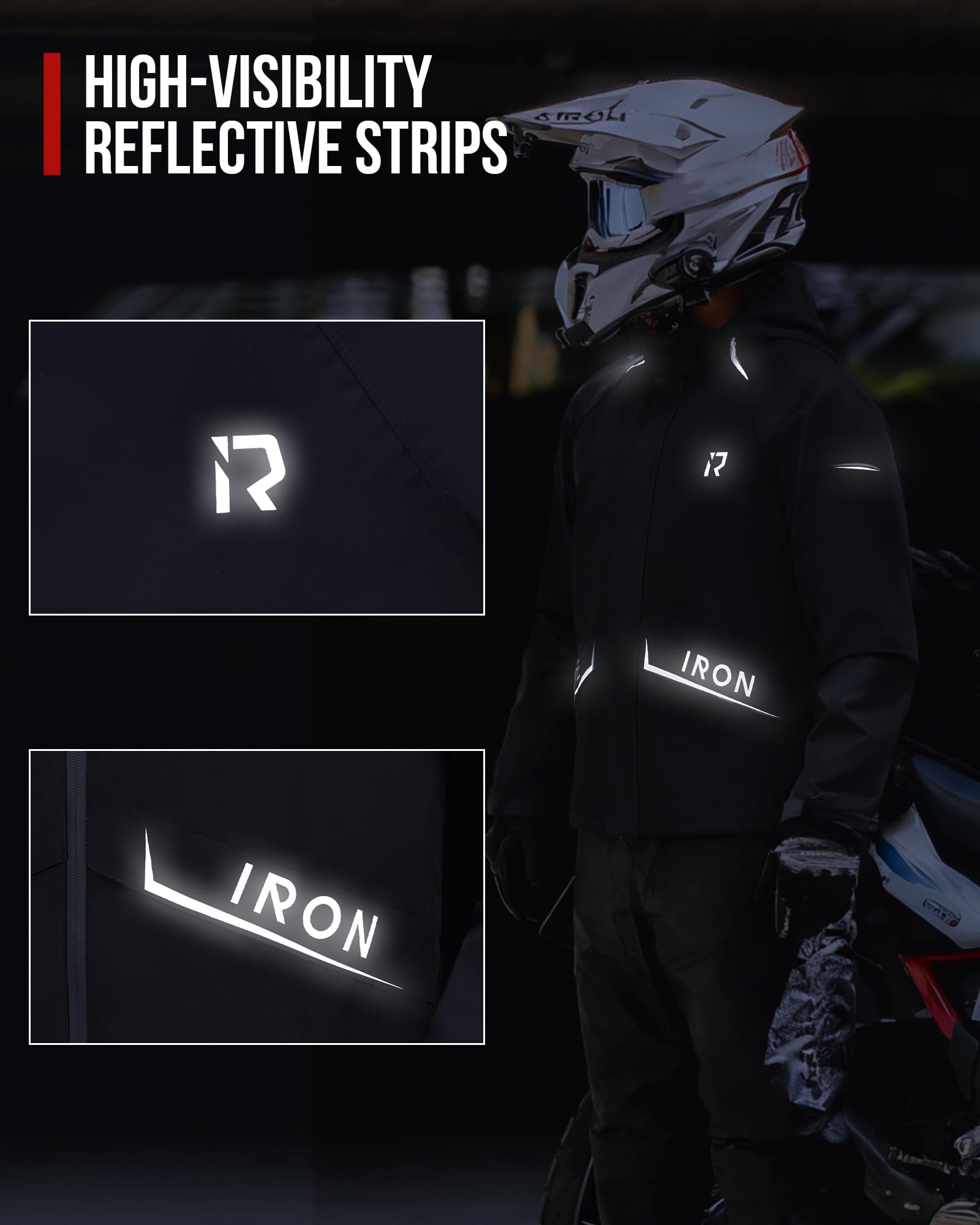 RIDEIRON compact packed in storage bag for easy transport and space-saving benefit