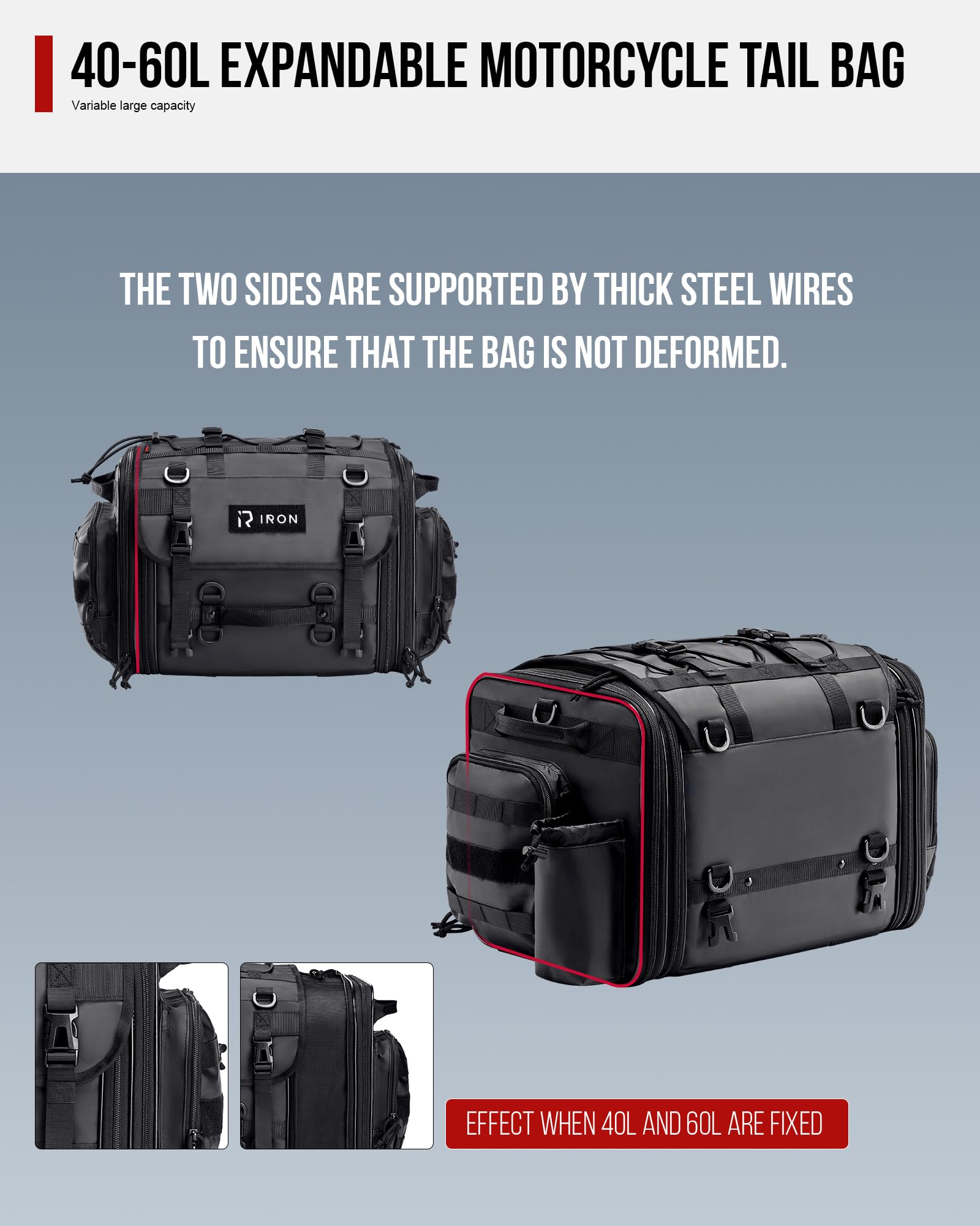 RIDEIRON abrasion-resistant base padding protecting bike finish and increasing grip