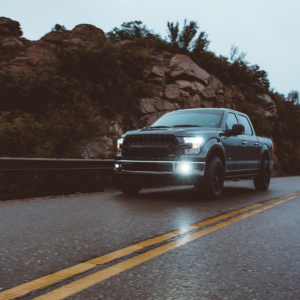 Rigid Industries D-Series PRO illuminating a campsite showing broad flood coverage benefit